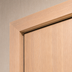 timber door frame close up